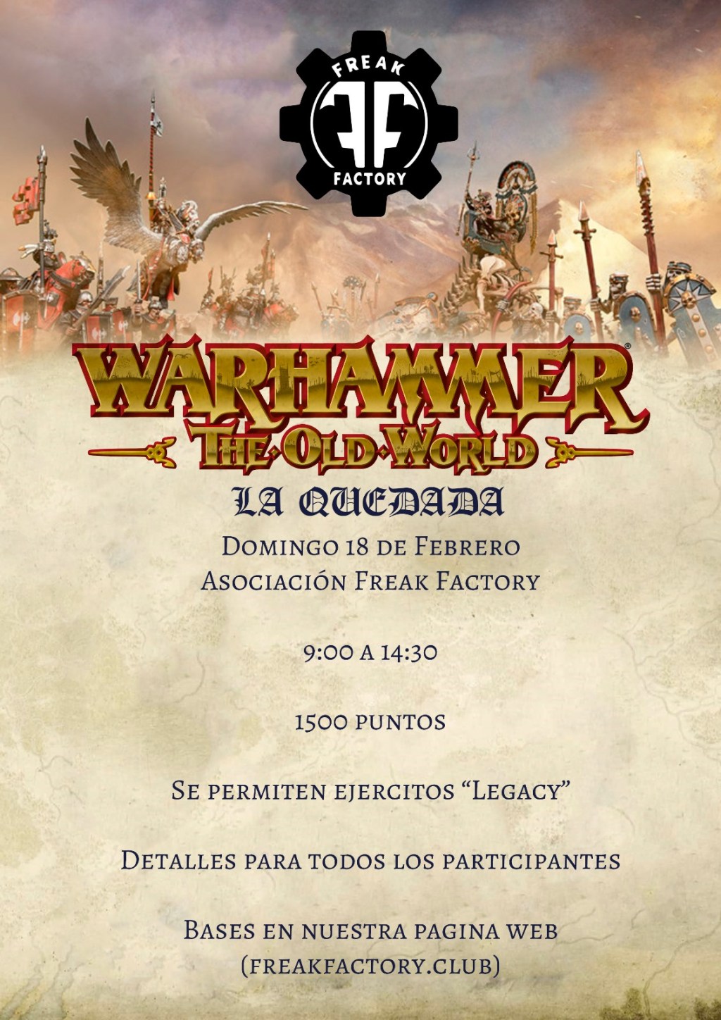 Primera quedada The Old World&nbsp;!